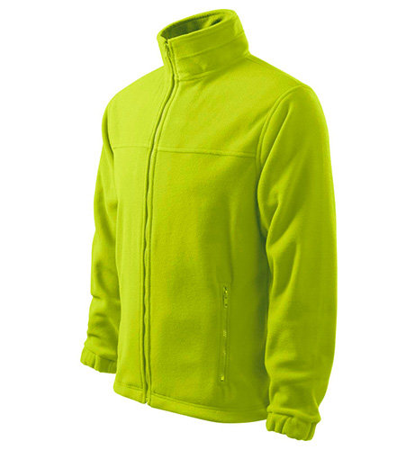 Fleece jacket with embroidery (10 colors). Special price from 5 units.