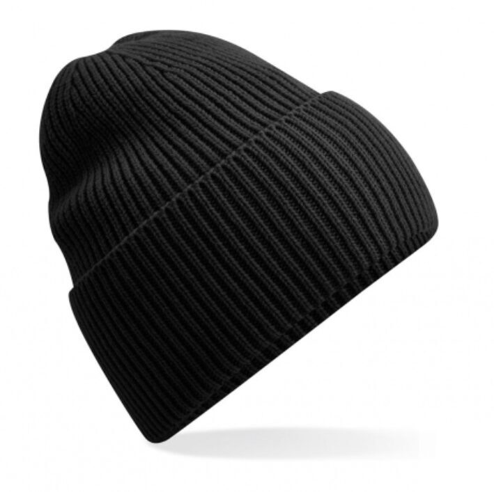Embroidered Oversized Cuffed Beanie Balck, Unisex fit. Specil price form 5 units.
