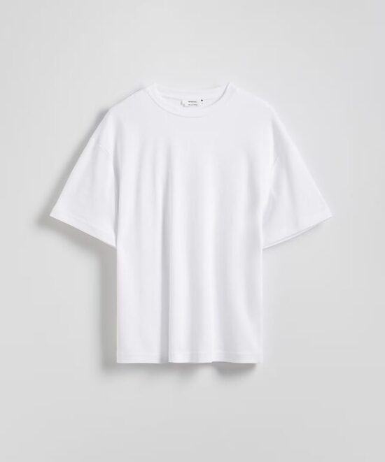 (Neu) Damen Oversize Cropped T-Shirt, FEMINIST, Weiß 