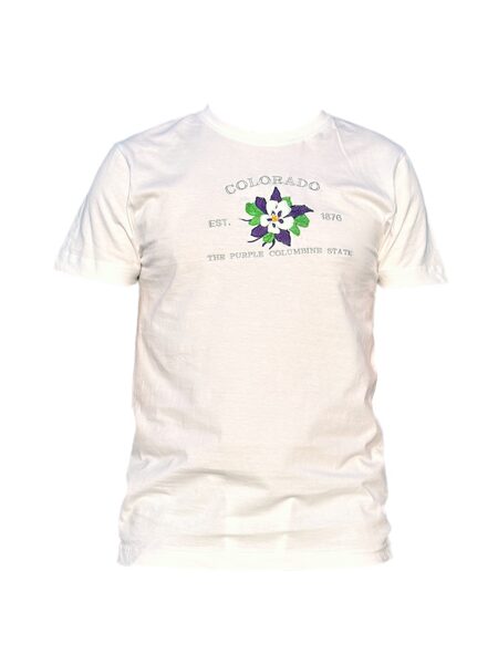 Colorado Purple Columbine Tee, 7 Colors, Unisex fit