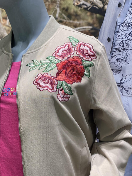 Embroidery on your jacket
